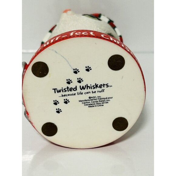 Twisted Whiskers Cat A Purr-fect Christmas Bobble Head American Greetings 6” - Picture 6 of 7